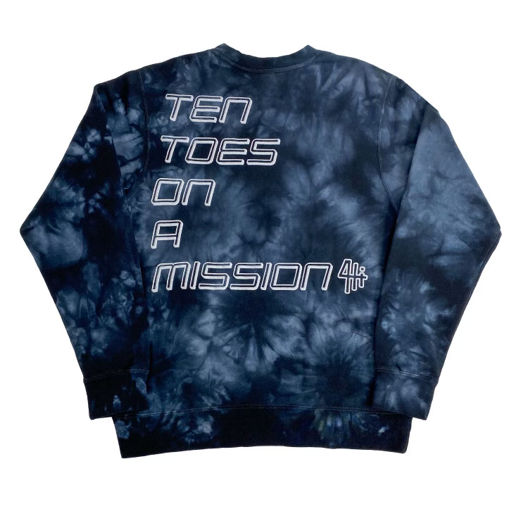 Ten Toes Unisex Tie Dye Crewneck