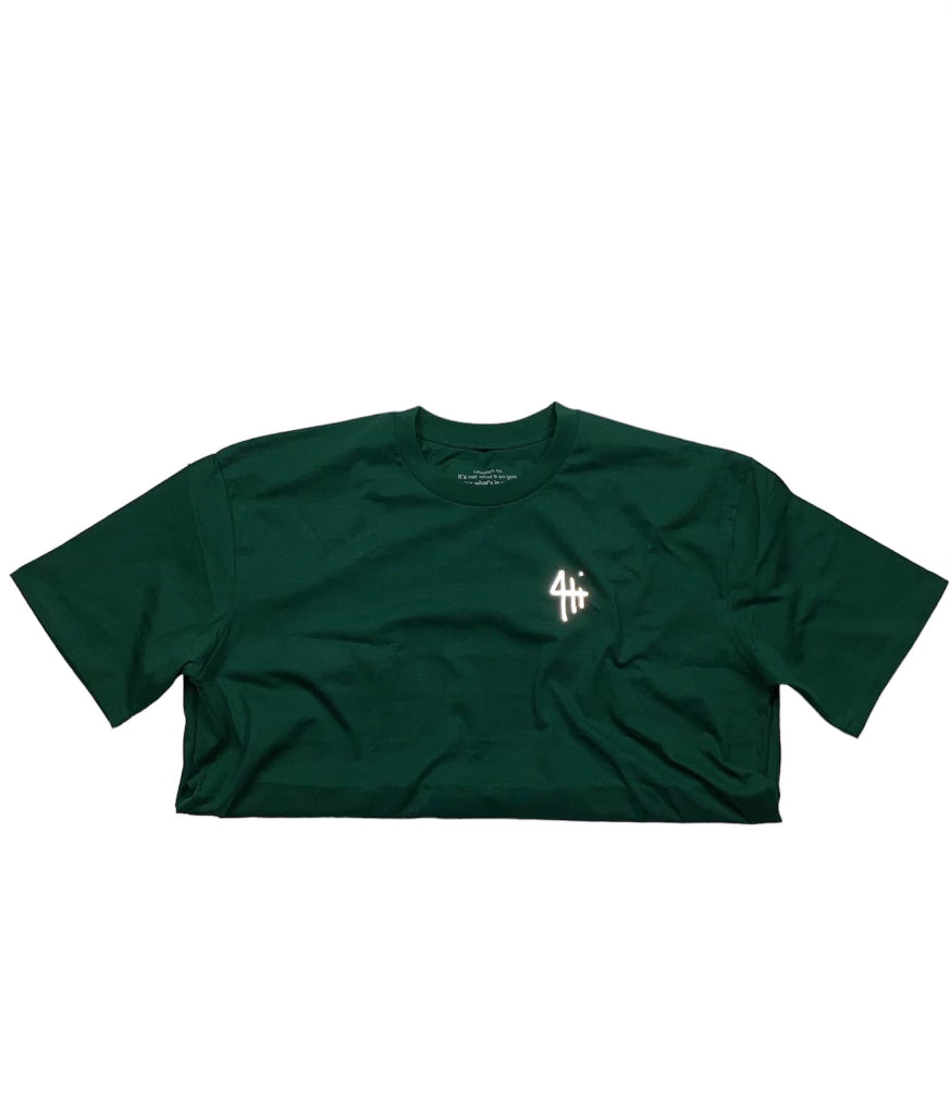 Mission 4li Emerald Green 3M Logo Tee Shirt Short Sleeve