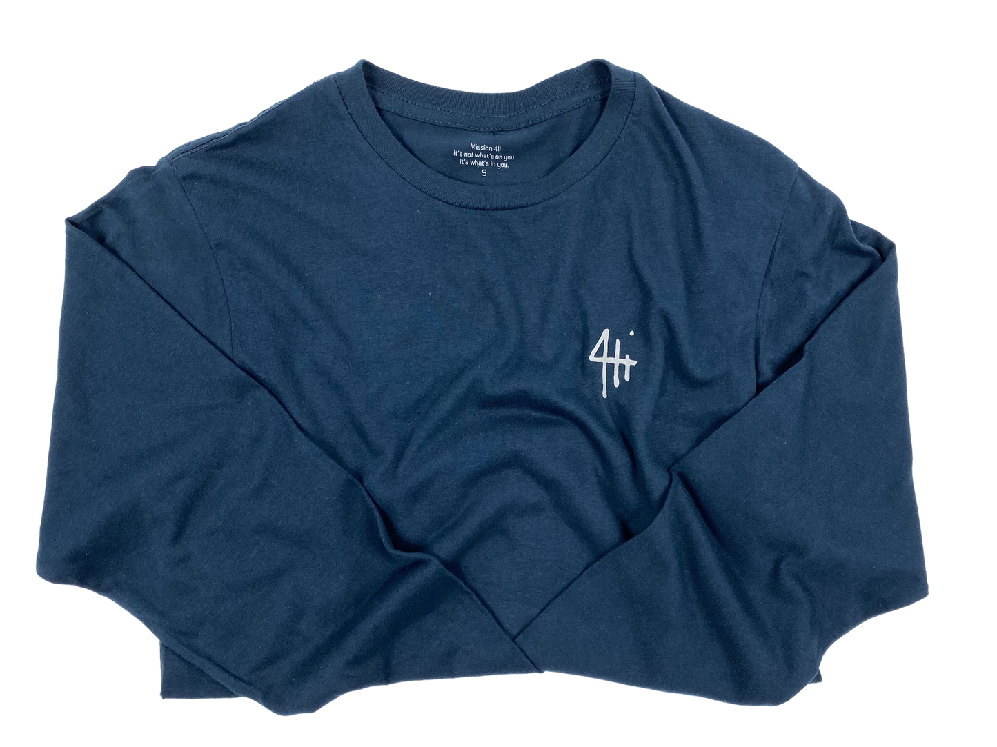 Mission 4li - Navy Blue 3M Logo Tee Shirt - Long Sleeve