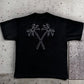 BLACK & WHITE ON A MISSION PALM TREE TEE